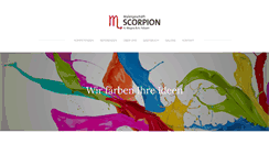 Desktop Screenshot of maler-scorpion.ch